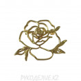 Брошь Роза 40*33мм 01 - Золото