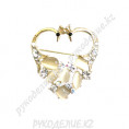 Брошь 2 павлина 35*40мм BR- 616 01 - Золото