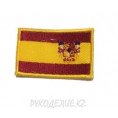Шеврон клеевой Флаг Испании 4,5*3см Красно-жёлтый