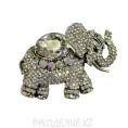 Брошь Слон 54*40мм 79 - Кристалл