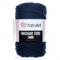 Пряжа Macrame Сord 3мм YarnArt 784 - Темно-синий