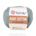 Пряжа Baby Cotton YarnArt 452 - Стальной