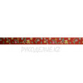 Тесьма репсовая Полевые цветы 20мм 15 - Красный