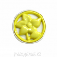 Пуговица с цветочком LFK31 20L, 04 - Желтый