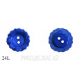 Пуговица цветок LF K-96 24L, 214 - Синий