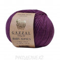 Пряжа Baby Alpaca Gazzal 46009 - Оттенок баклажана