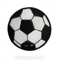 Термоаппликация Футбольный мячик 1 - d=3см, Бело-черный