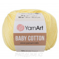 Пряжа Baby Cotton YarnArt 431 - Бледно-желтый