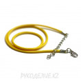 Шнурок для кулона плетеный 43см d-2мм 26 - Светло-жёлтый
