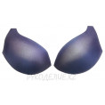 Чашечки фигурные полукруглые с наполнителем, объем 80 Angelica Fashion 11 - Темно-фиолетовый