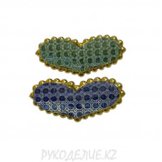 Булавка для постельного белья Сердце в горох (2шт) Булавка для постельного белья Сердце в горох (2шт)