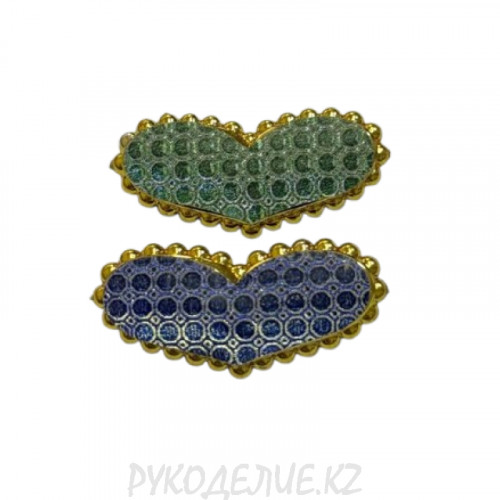 Булавка для постельного белья Сердце в горох (2шт) Булавка для постельного белья Сердце в горох (2шт)