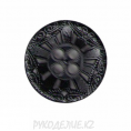 Пуговица металлическая МЕ511 24L, 2 - Черный