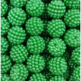Бусины жемчуг шишечка пластик (10шт) 10мм - 37 - Зеленый