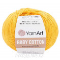 Пряжа Baby Cotton YarnArt 432 - Желтый