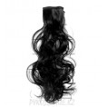 Волосы - тресс для кукол "Кудри" длина волос 40см, ширина 50см 2В - Чёрный, 2294348
