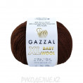 Пряжа Baby Wool XL Gazzal 807 - Темно-коричневый