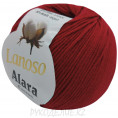 Пряжа Alara Lanoso 956 - Красный