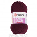 Пряжа Flowers Unicolor YarnArt 765 - Винный