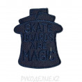 Шеврон клеевой Skate boards... 3,5*4,5см 6 - Синий