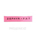 Лейбл пришивной Zephyr-F A T 5,5*1,2см Розовый