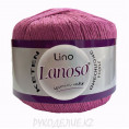 Пряжа Lino Lanoso 946 - Темно-розовый