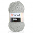 Пряжа Baby YarnArt 195 - Серый меланжевый
