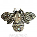 Брошь Шмель 55*40мм 79 - Кристалл