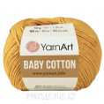 Пряжа Baby Cotton YarnArt 433 - Горчица