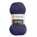 Пряжа Style YarnArt 670 - Темно-синий