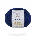 Пряжа Baby Wool Gazzal 802 - Темно-синий