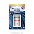 Иглы для бытовых швейных машин универсальные 5105070BL №70 (5шт) ORGAN ник бел