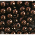 Бусины жемчуг пластиковые 6мм (10гр) 12 - Тёмно-коричневый