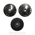 Кнопка пришивная металлическая MS K-23 20мм, 9 - Black (Черный)