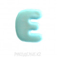 Пуговица алфавит 1E - Голубой