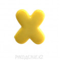 Пуговица алфавит 2X -  Желтый