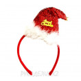 Ободок шапка Дед Мороз N24 1 - Красный