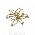 Брошь Лилия 40*35мм 01 - Золото