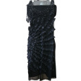 Полуфабрикат для платья Q993 SLV 1 - Чёрный