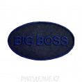 Термо шеврон Big Boss 5*3см 3 - Синий