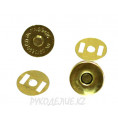 Кнопка магнитная для сумок на прокол (14мм) AF-3821 Angelica Fashion 14мм, 01 - Золотой