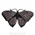 Брошь Бабочка 75*42мм 51 - Сиреневый