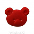 Пуговица мишка TF2377 24L, 145 - Красный