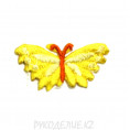 Термоаппликация Бабочка 3,5*1,5см 8 - Желто-оранжевый