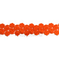 Кружево гипюр 3,5см SO16313 387 - Оранжевый