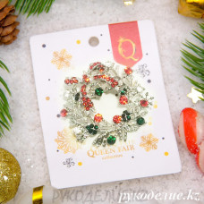 Брошь Венок праздничный 40*40мм Брошь Венок праздничный 40*40мм