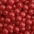 Бусины Жемчуг пластиковые 5мм (10гр) 15 - Красный