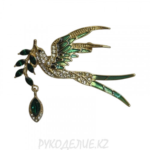 Брошь Ласточка 58*65мм