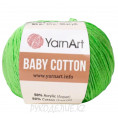 Пряжа Baby Cotton YarnArt 438 - Салат