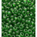 Бисер матовый прозрачный 10/0 Preciosa 50120 - Тёмно-зелёный